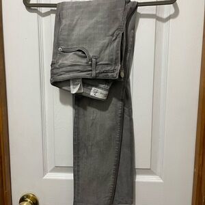 Abercrombie and Fitch - Gray Skinny High Rise Jeans